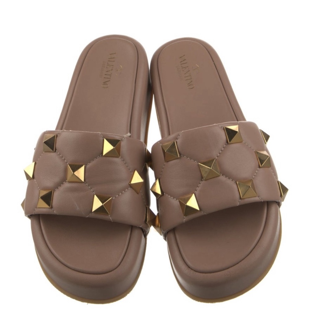 Valentino Rock Stud Platform Sandals